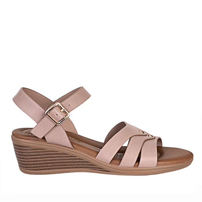 Plataforma Casual de Mujer frattini Sand.3j8977-17