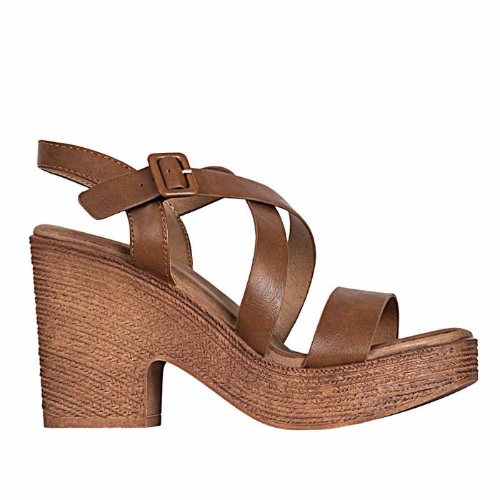 Plataforma Casual de Mujer frattini Sand.6w9150-17